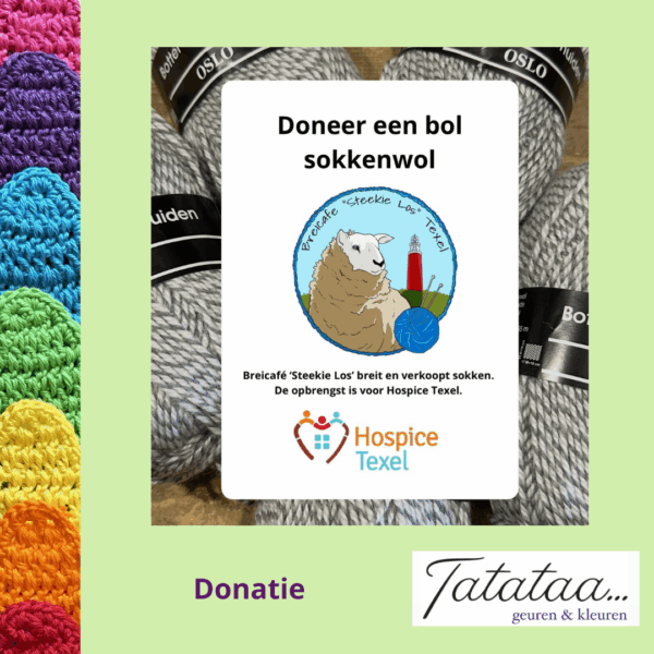 Doneer een bol sokkenwol